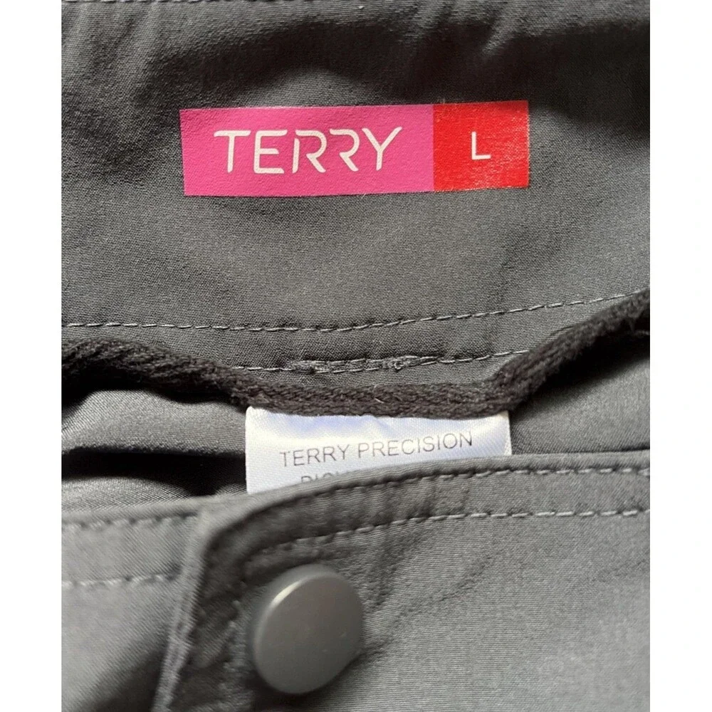 TERRY Metro Relaxed Gray Bicycle Shorts Women Large 11.5